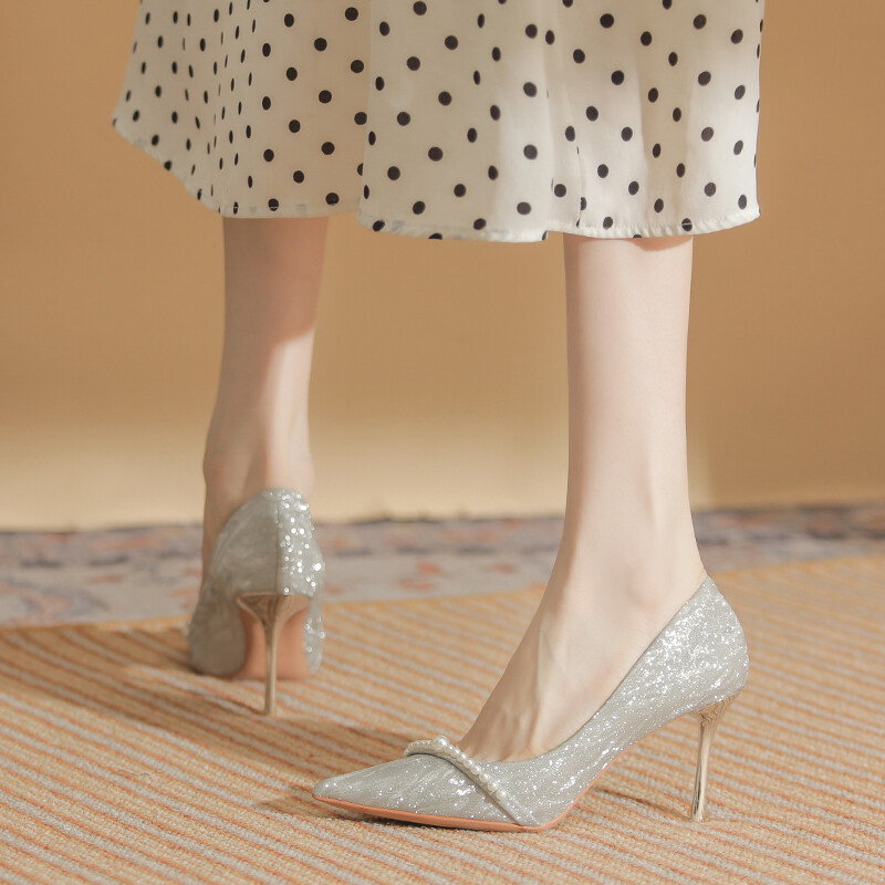Туфли HKCP High Heels Women's, цвет Champagne — фото 4
