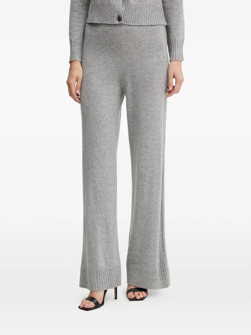 

Трикотажные брюки с логотипом Armani Exchange, серый