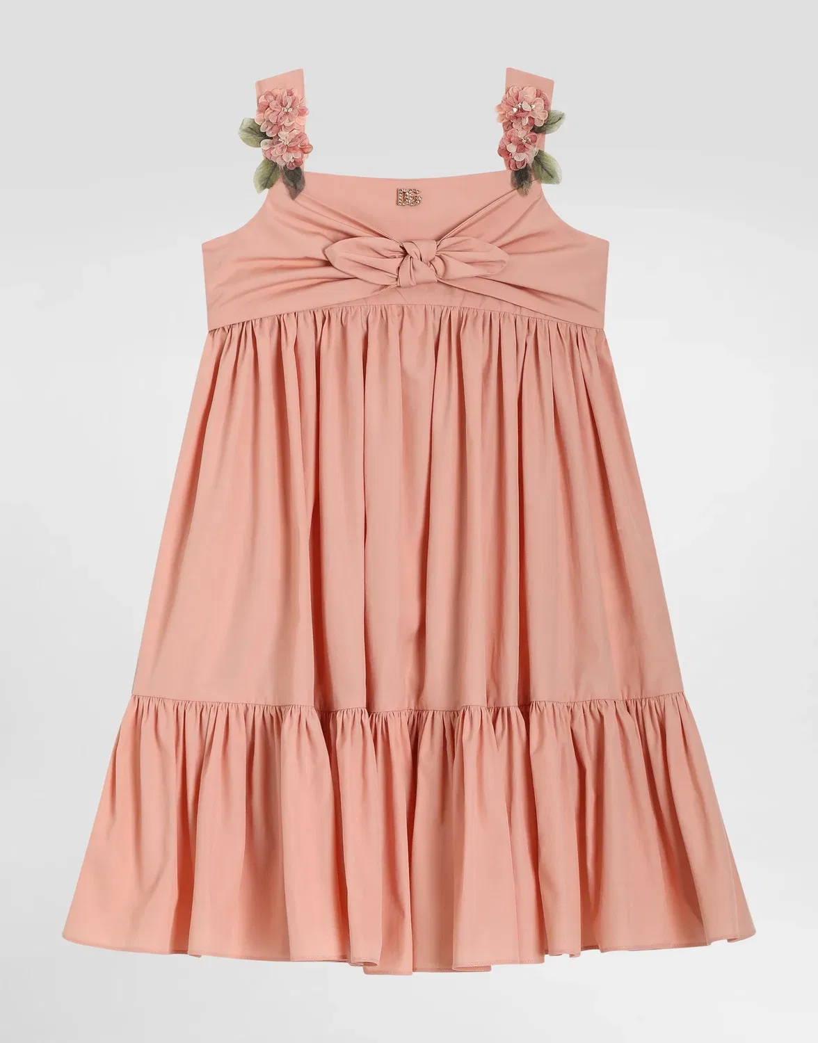Платье из поплина DOLCE & GABBANA, розовый