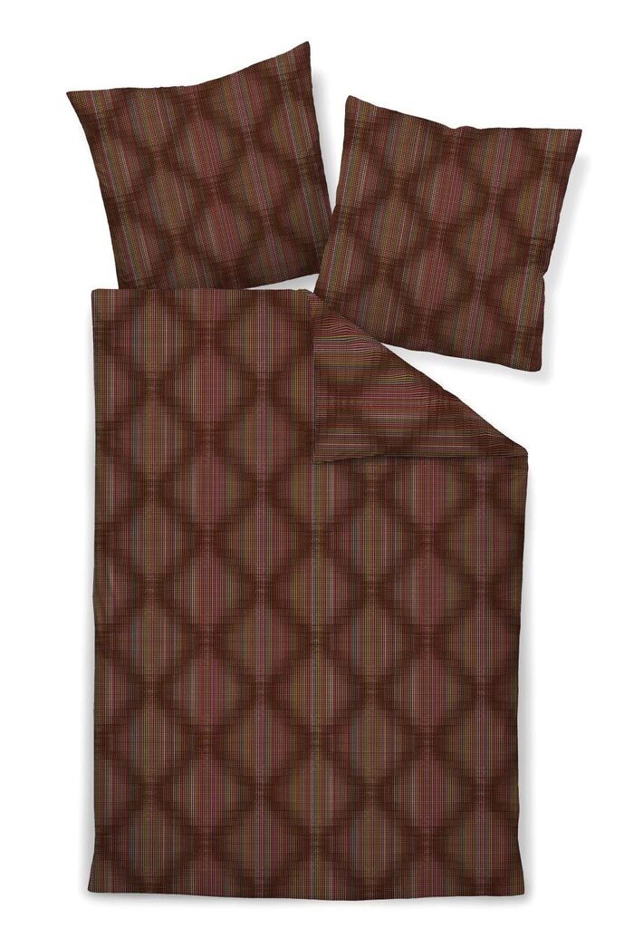 

Комплект постельного белья из джерси интерлок Janine Design CARMEN S 55052 цвет каштановый siena multicolor-07 размер 155х220+80х80см Original Janine