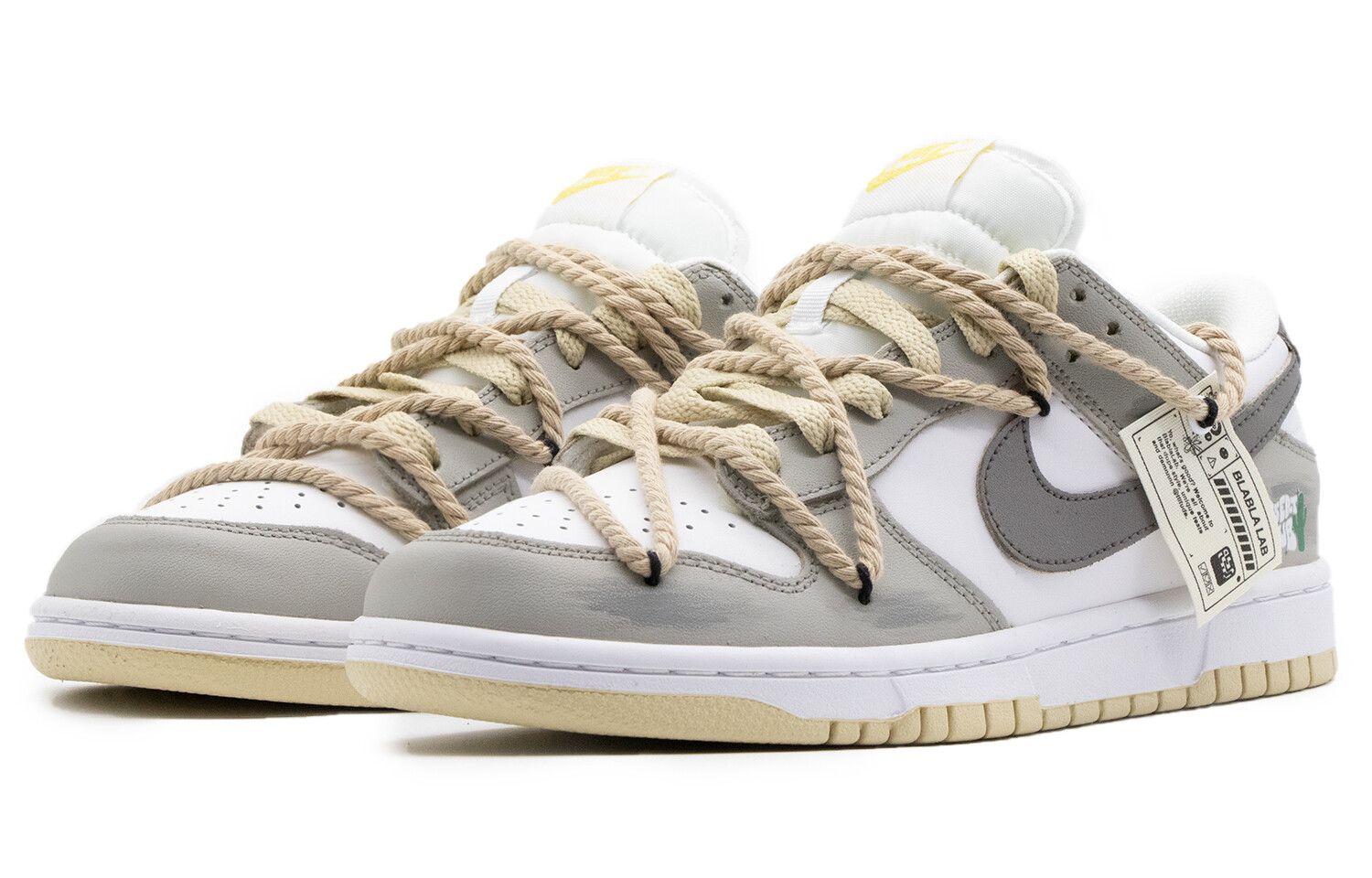 

Кроссовки Nike Dunk Skateboard Shoes Men Low-Top Black White Brown