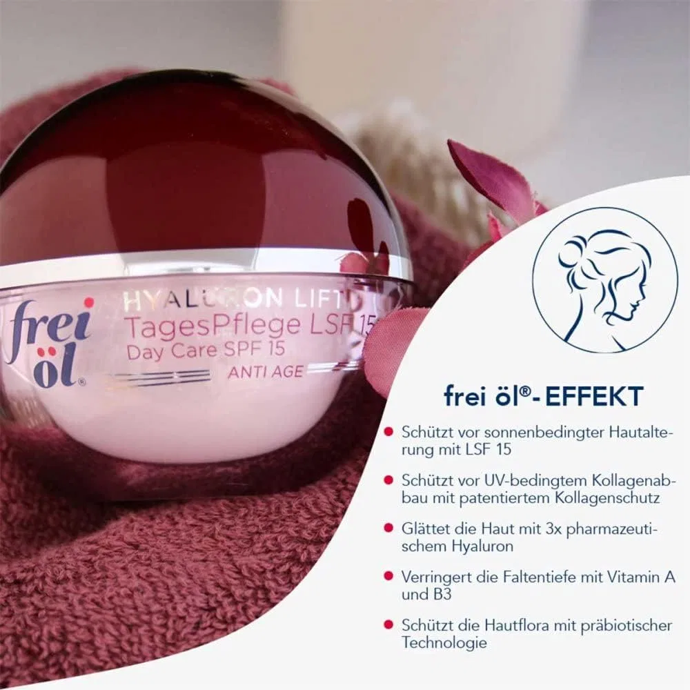 Крем для лица SPF FREI ÖL Дневной Anti-Age Hyaluronic Lift — фото 2