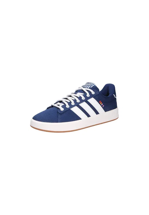 Кроссовки мужские Adidas Originals Grand Court 3.0 Skate Shoes, темно-синий, белый, гум — фото 2