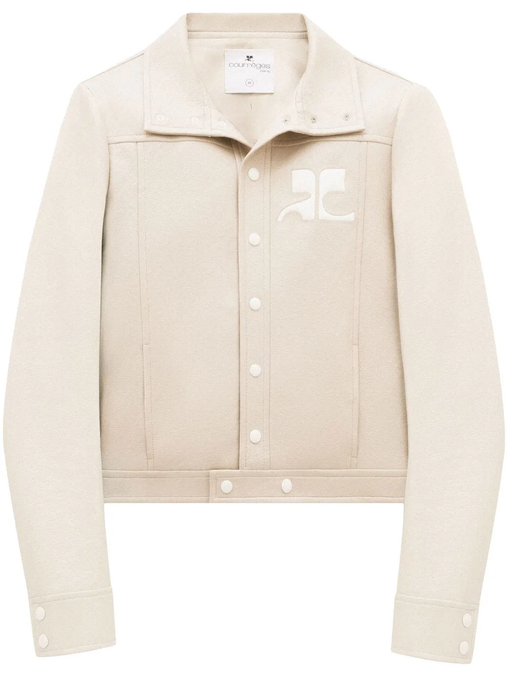 

Виниловая куртка Reedition Courrèges, нейтральный