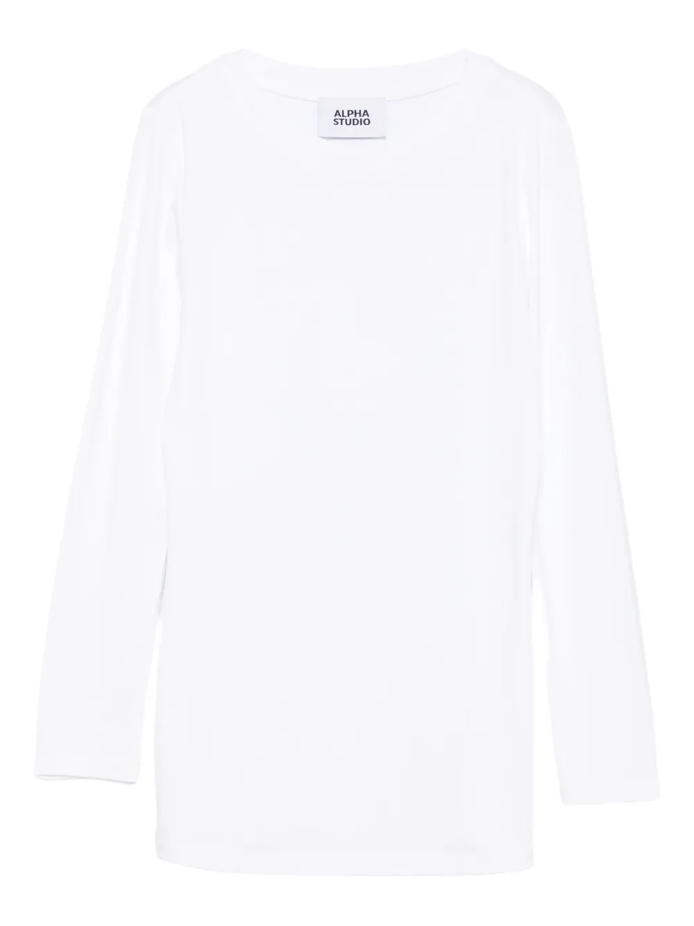 

Футболка с длинными рукавами и круглым вырезом ALPHA STUDIO, белый
