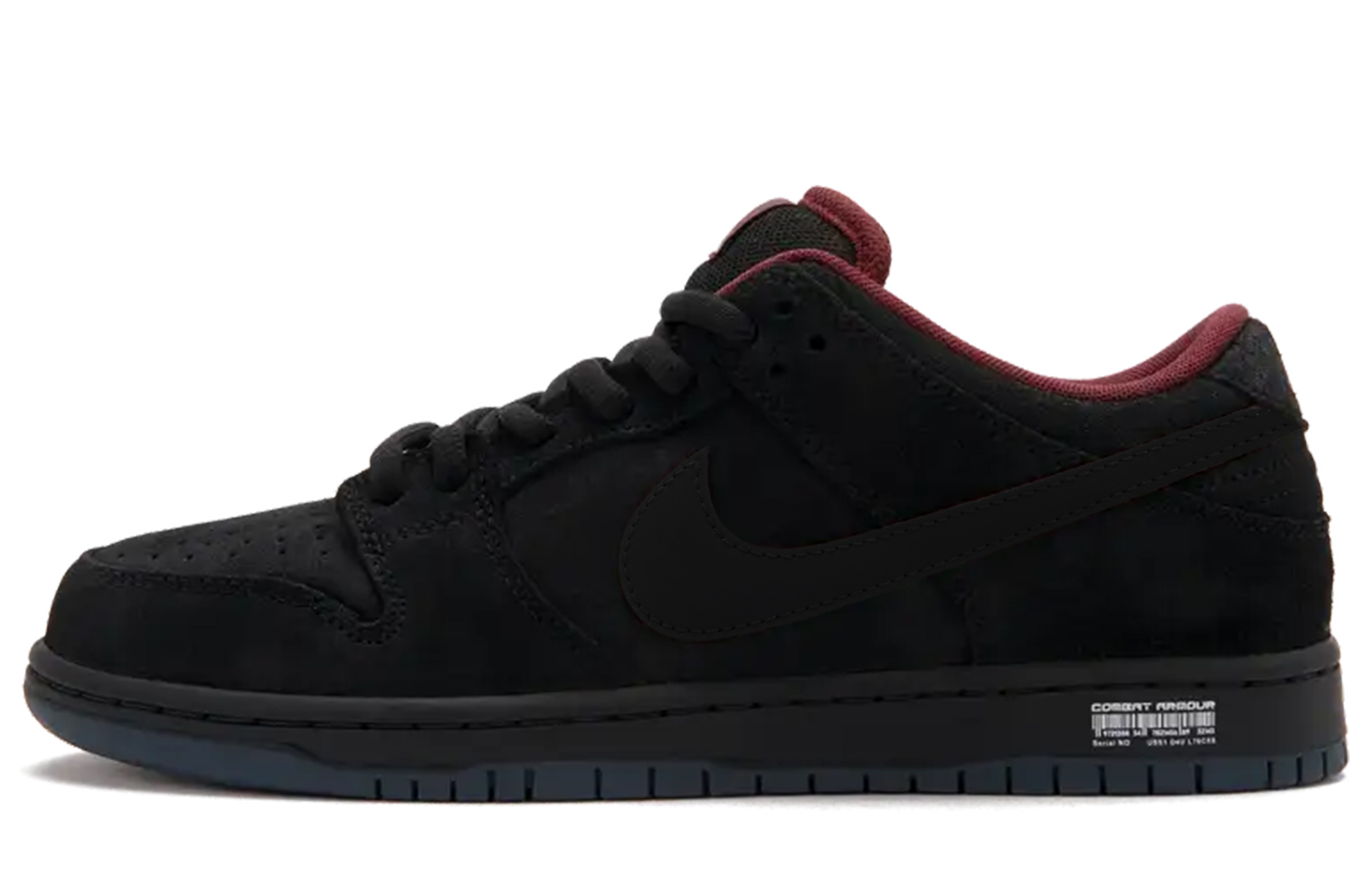 

Nike Кроссовки Dunk SB Black Hole A Low top Skateboard Shoes Unisex Black