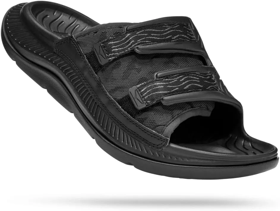 HOKA Hoka One One Ora Luxe шлепанцы унисекс, Black