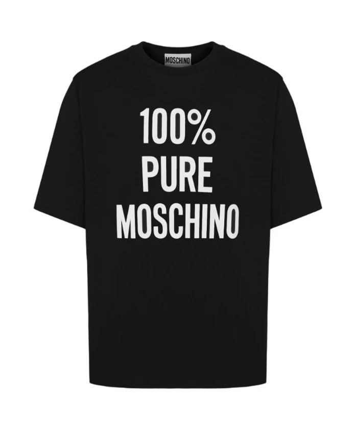 

Классическая футболка Moschino, черный