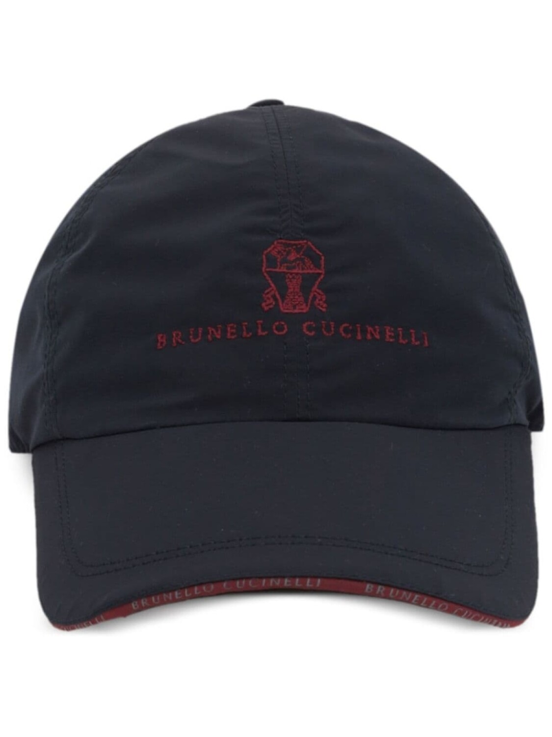 

Brunello Cucinelli кепка с вышитым логотипом, синий