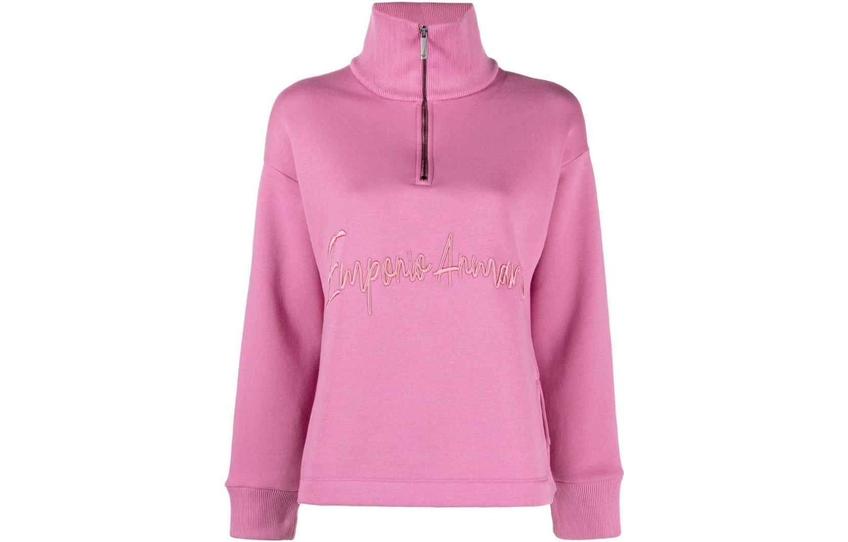 

EMPORIO ARMANI Свитшот FW22 женский розовый
