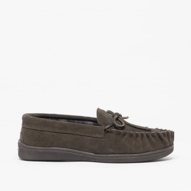 Мужские мокасины-тапочки Sleepers Adie из настоящей замши, темно-синий — фото 2
