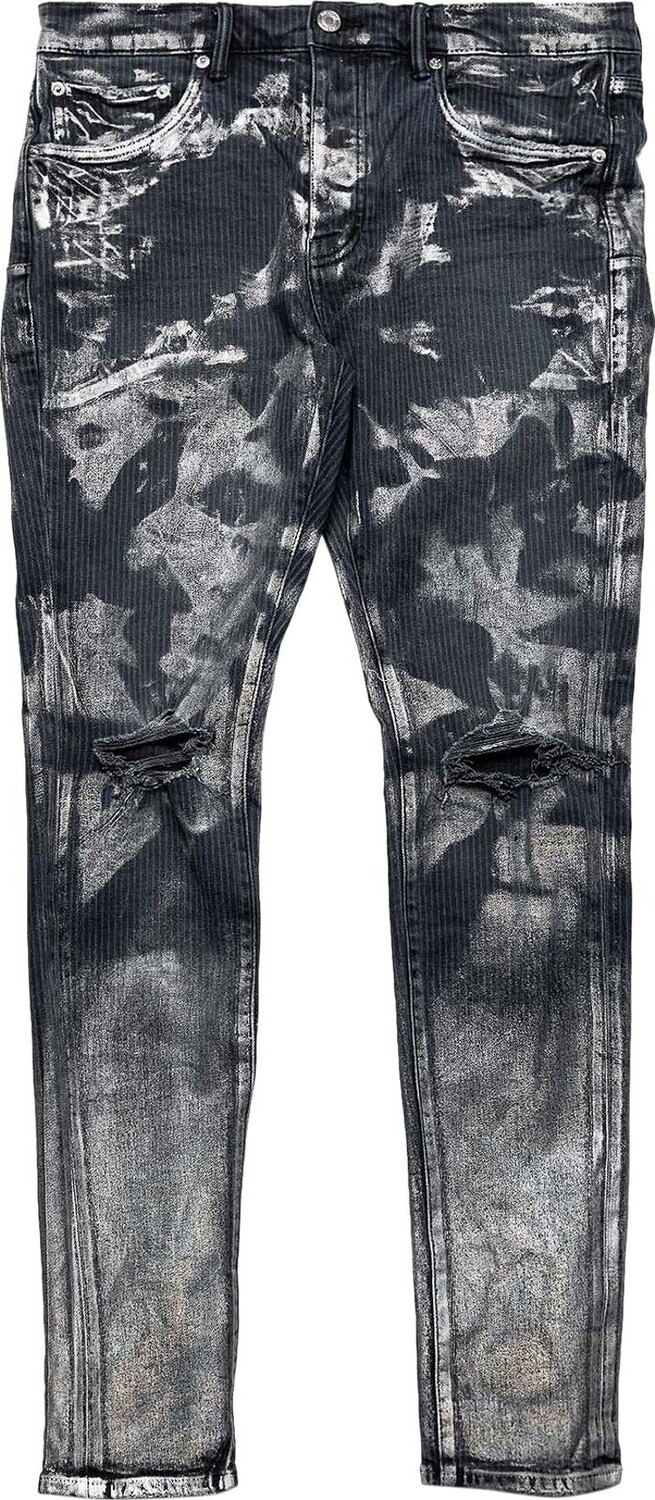 

Джинсы PURPLE BRAND Hickory Overdye Skinny 'Antracite', черный