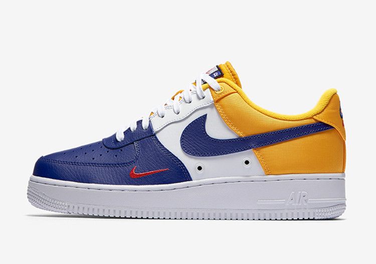 Кроссовки Nike Air Force 1 Low Mini Swoosh 'FC Barcelona', синий — фото 3