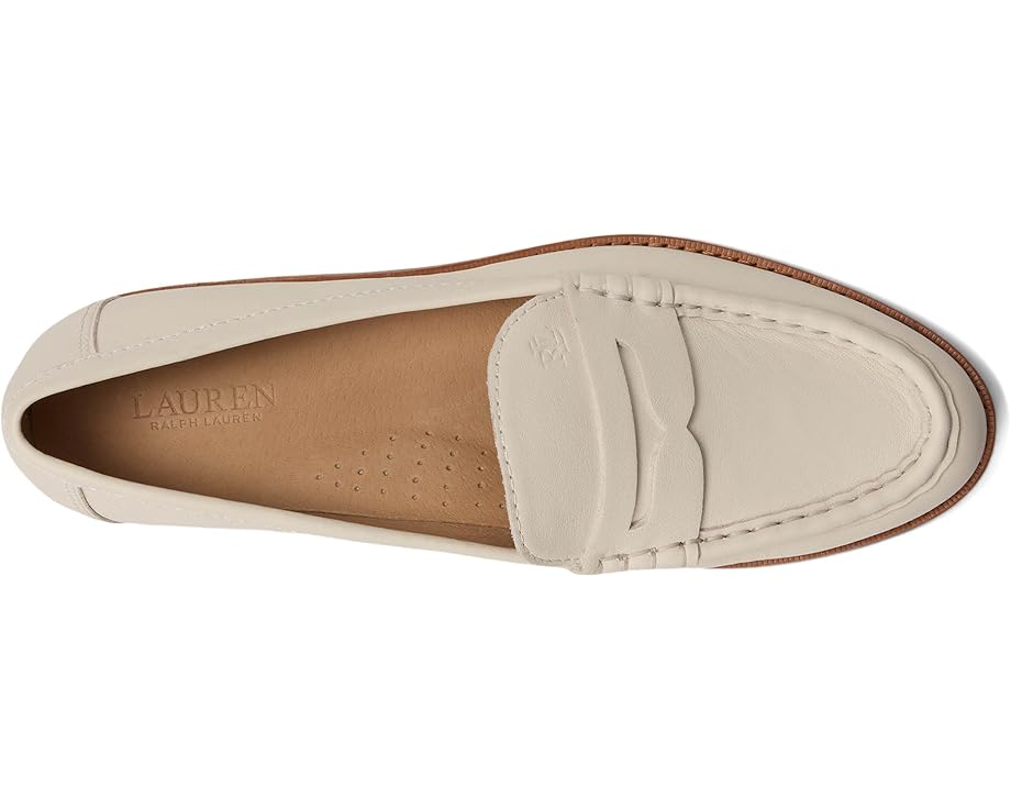 Лоферы Lauren Ralph Lauren Wynnie Nappa Leather Loafers, цвет Soft White — фото 2