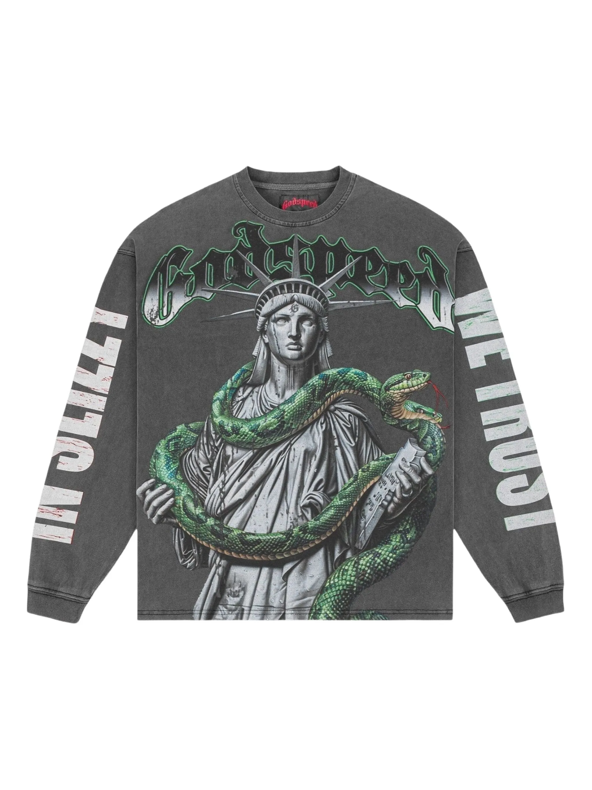 

Толстовка с длинными рукавами Godspeed, серый