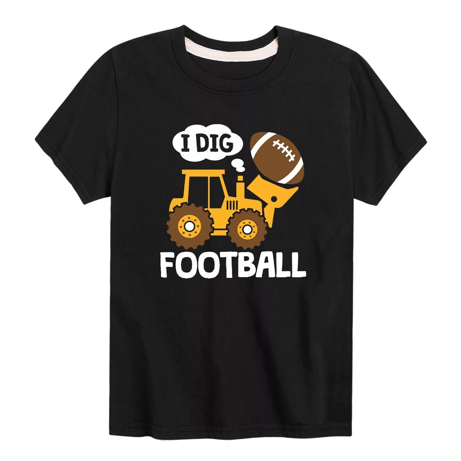 

Футболка I Dig Football Construction для мальчиков 8–20 лет с графическим рисунком Licensed Character