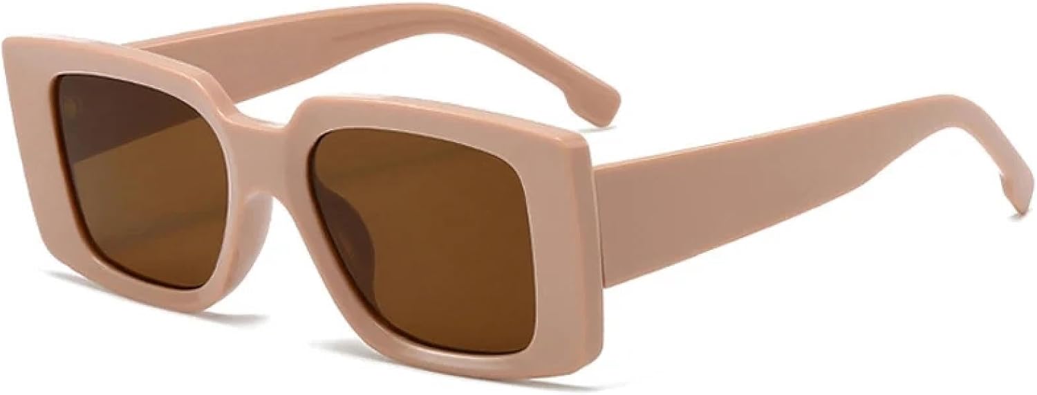 

Популярные солнцезащитные очки в маленькой оправе для женщин и мужчин, в стиле ретро, ​​для активного отдыха, путешествий, пляжа, вечеринок, с защитой от УФ-излучения UV400 TKKTLLT, Pink Brown