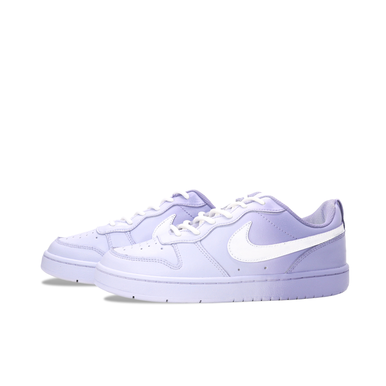 Nike Court Borough Gradient Violet амортизирующие легкие амортизирующие низкие детские скейтбординг кроссовки Purple Unisex — фото 4