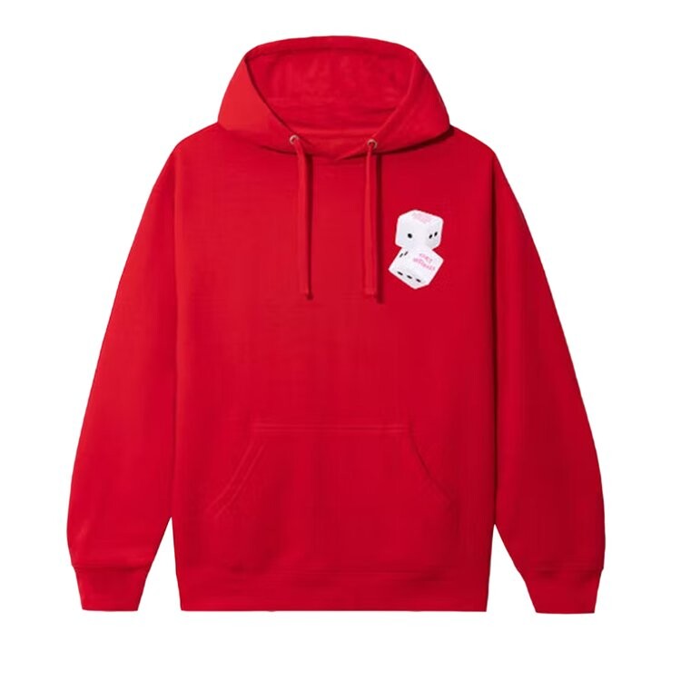 

Худи Anti Social Social Club Best Of Luck 'Red', красный