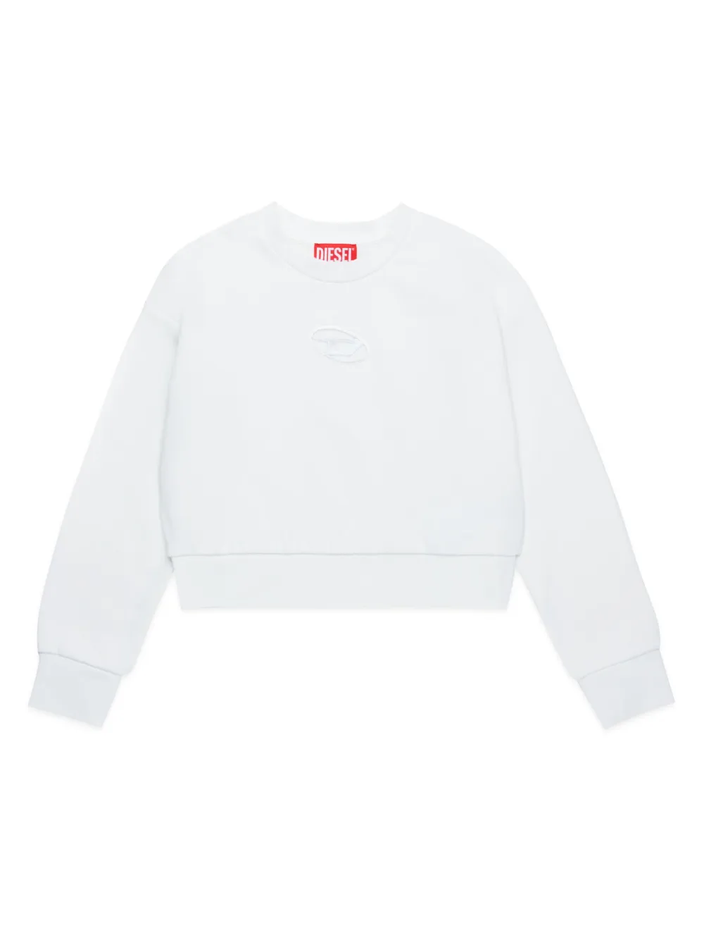 

Толстовка Straslium с вышитым логотипом Diesel Kids, белый