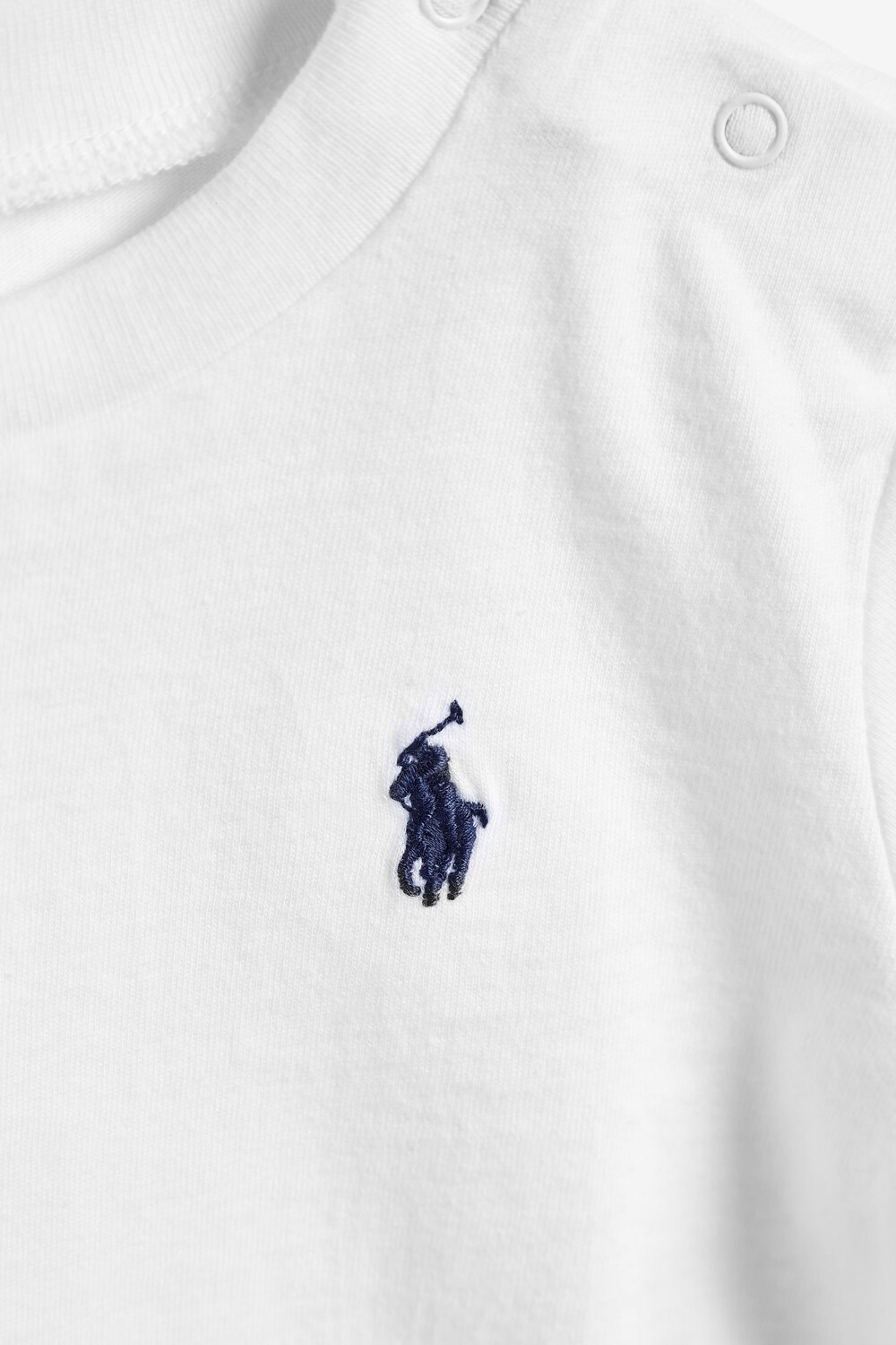 Футболка Baby Jersey с логотипом Polo Ralph Lauren, белый — фото 3