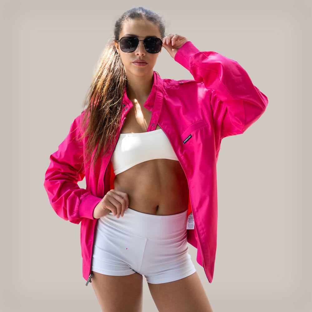 

Женская классическая куртка Iconic Racer Oversize Members Only, розовый
