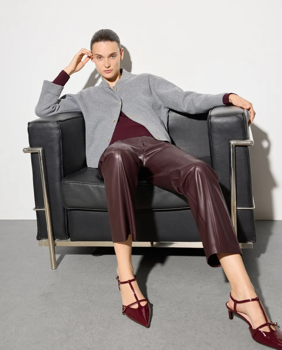 

Женская бомбер-куртка из полиэстера Woman El Corte Inglés, светло-серый