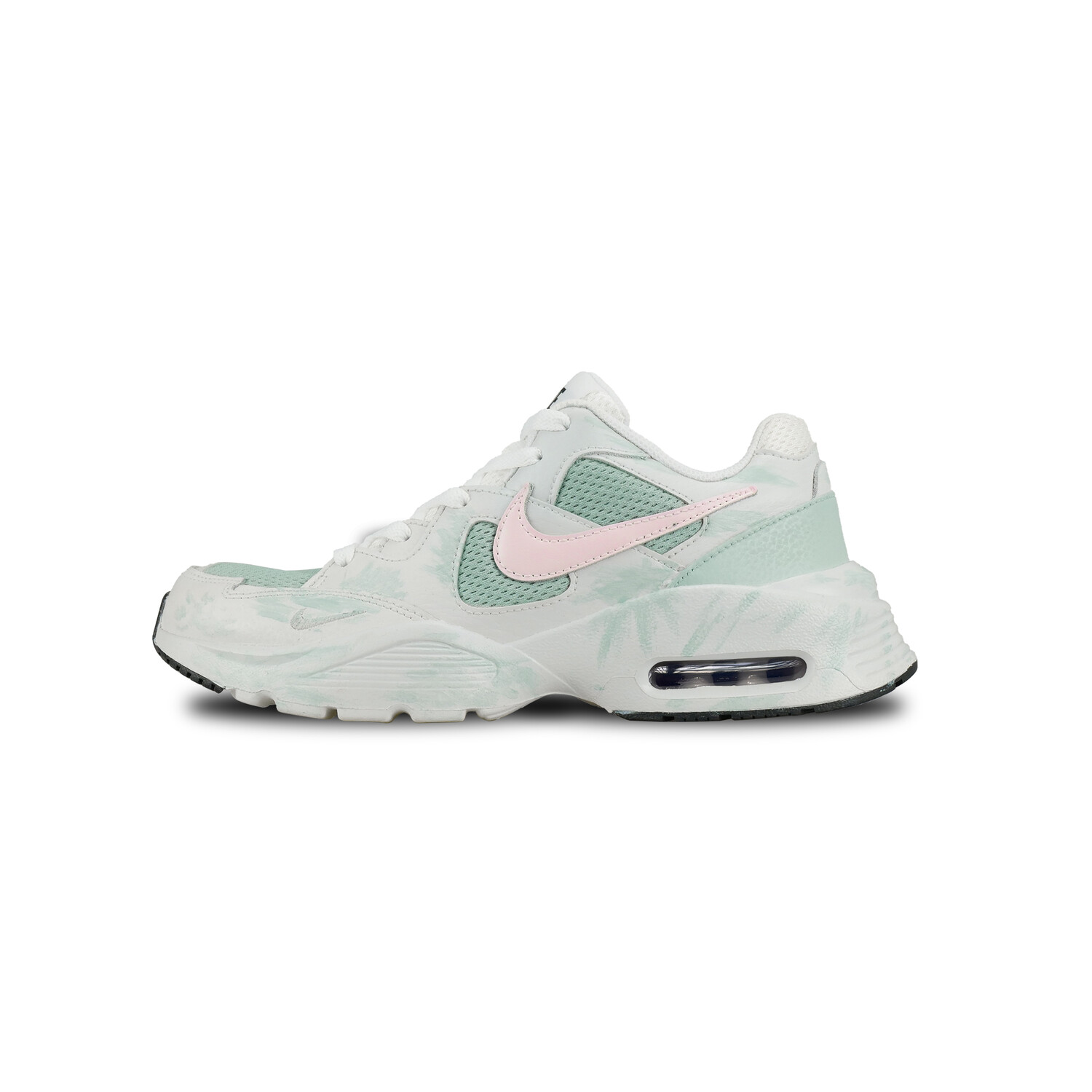 

Кроссовки Air Max Fusion женские с низким верхом цвета морской волны/розовый Nike