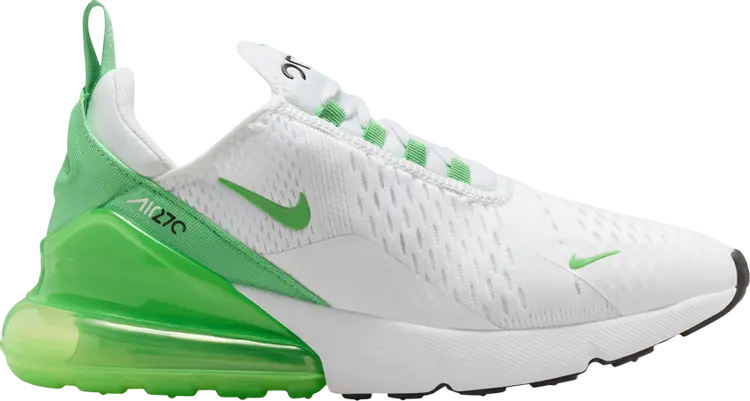 Кроссовки Wmns Air Max 270 'White Green Shock', белый