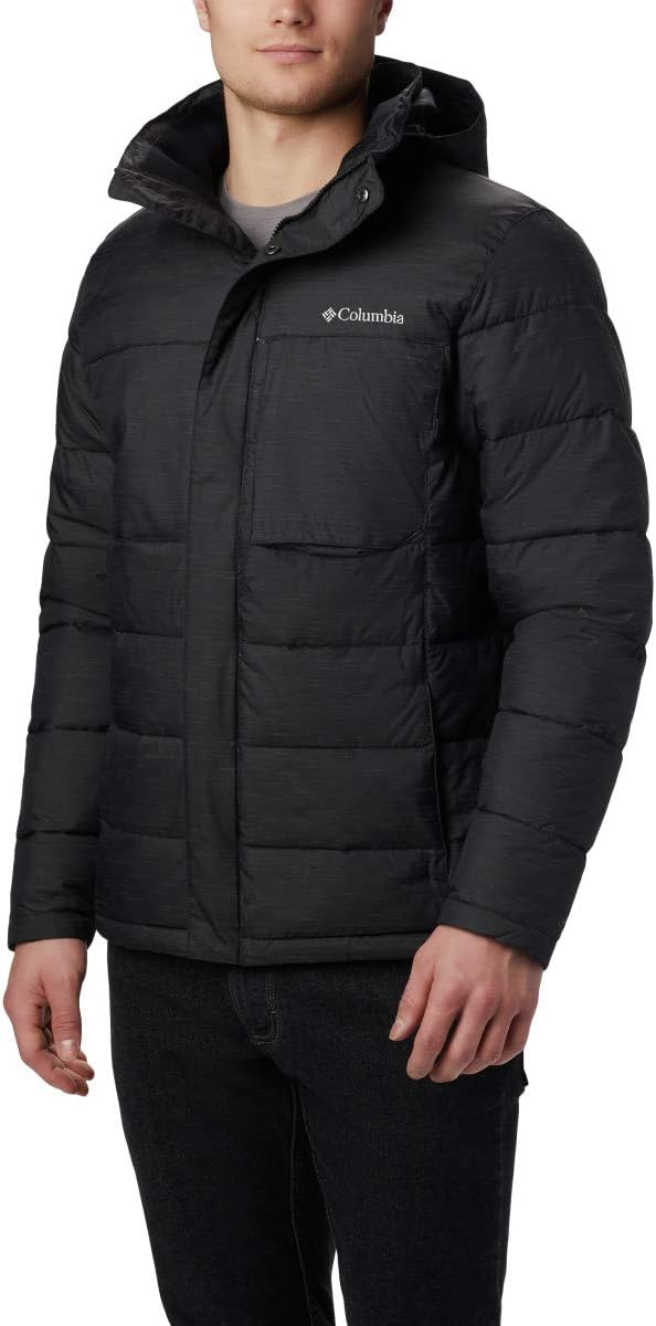 

Куртка мужская Columbia Ridgeview Peak с капюшоном, утепленная, водонепроницаемая, Black