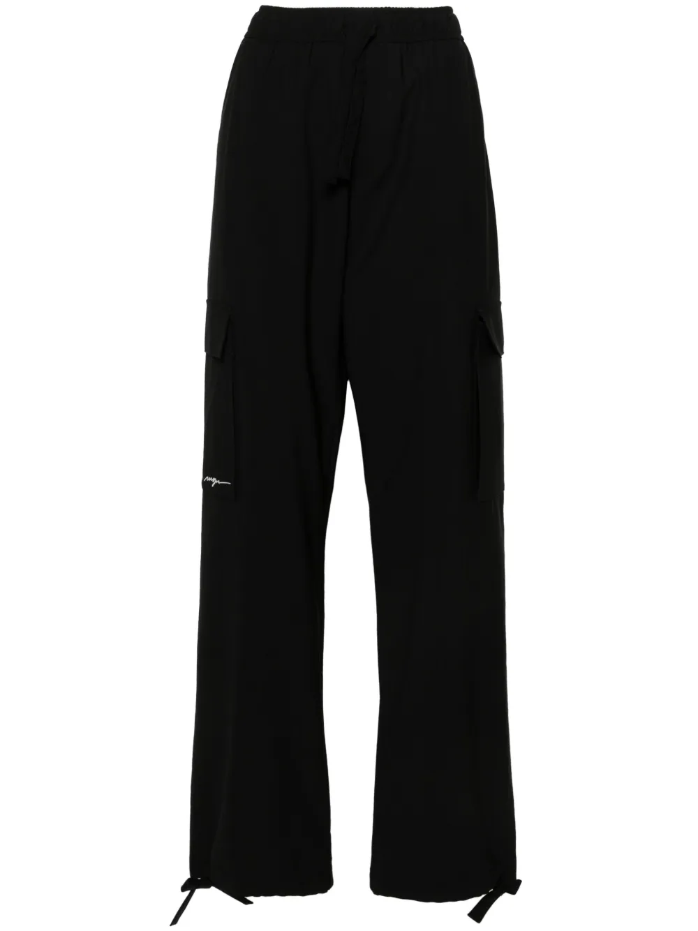 

Брюки карго с кулиской MSGM, черный