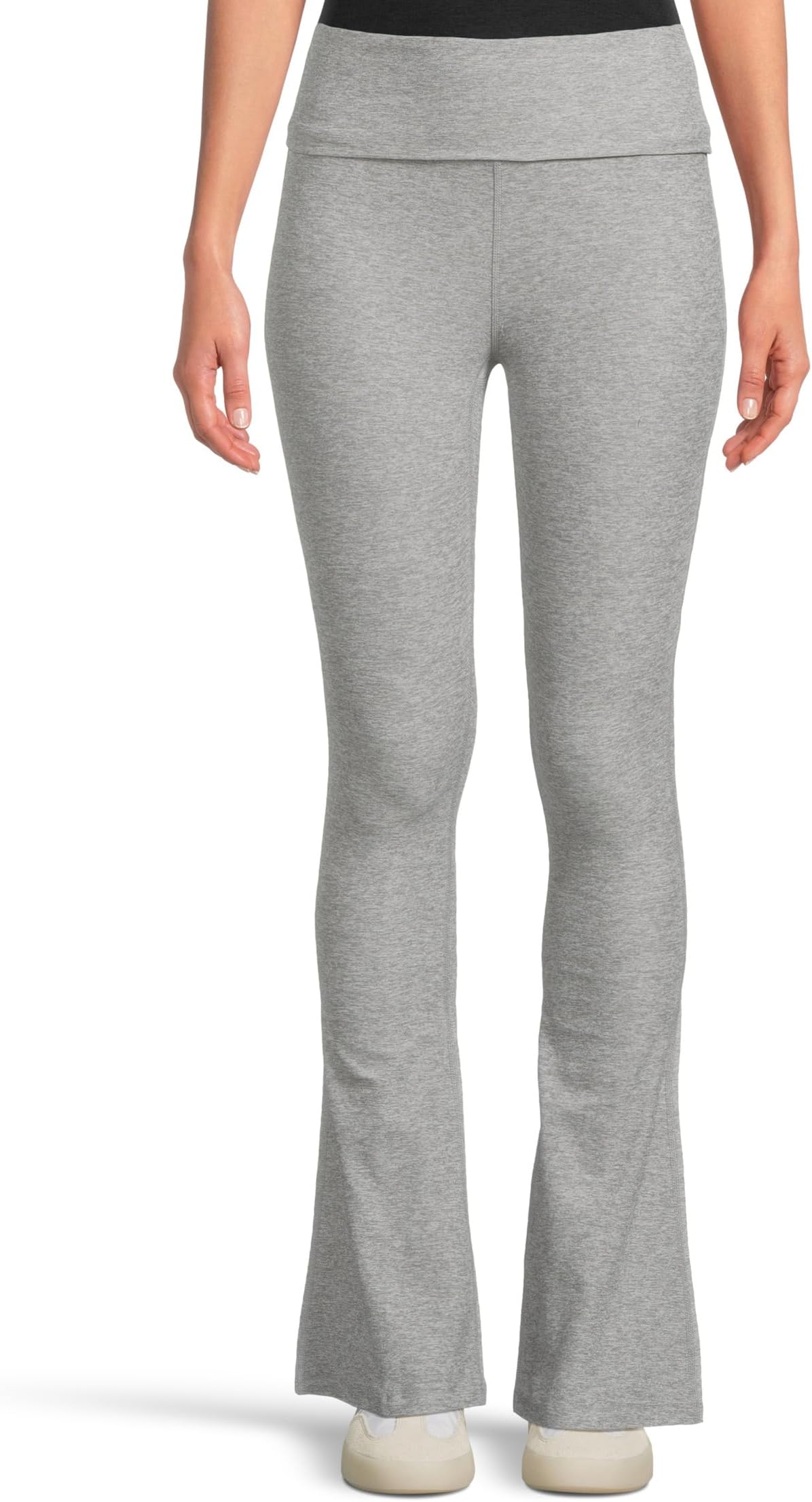 

Брюки Beyond Yoga Spacedye Foldover Pants, цвет Silver Mist