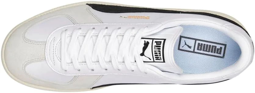 Мужские кроссовки PUMA Army Trainer на шнуровке повседневные - белые, белый — фото 4