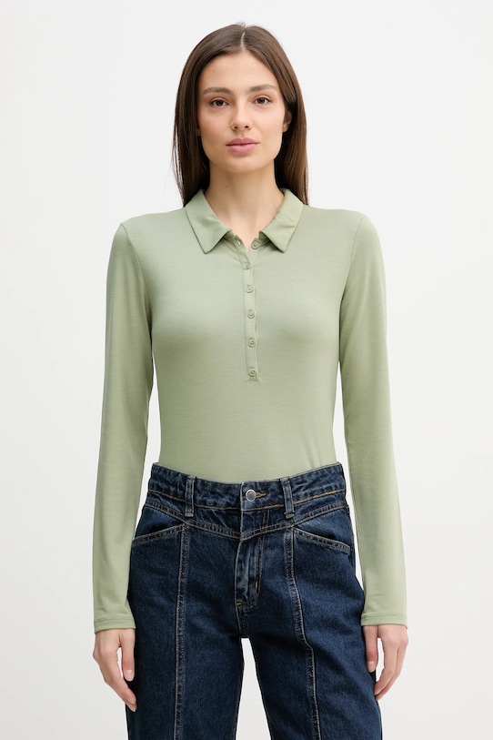 

Лонгслив United Colors of Benetton, зеленый