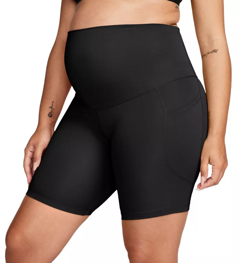 

Женские байкерские шорты Nike One для беременные Dri-FIT с высокой талией (8 дюймов), черный