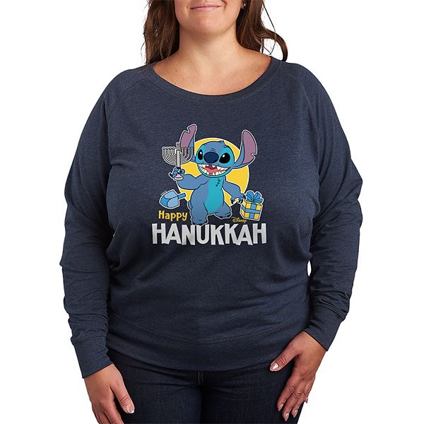 

Футболка с длинным рукавом Lilo & Stitch Happy Hanukkah, Plus Size Disney, Heather Indigo, Фиолетовый, Футболка с длинным рукавом Lilo & Stitch Happy Hanukkah, Plus Size Disney, Heather Indigo