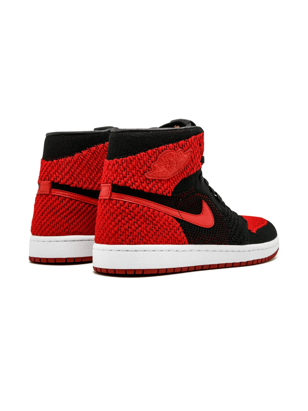 Кроссовки Air  1 Retro HI Flyknit Jordan, черный — фото 3