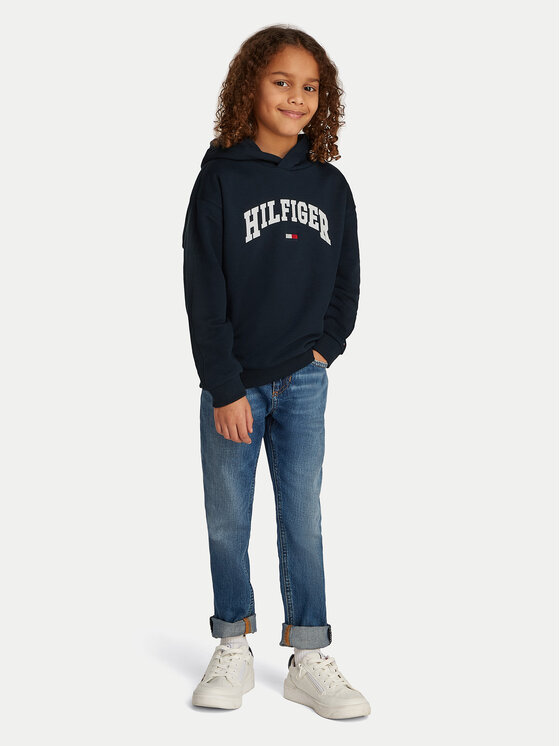 Свободный крой толстовки Varsity KB0KB09574 Tommy Hilfiger, синий — фото 2