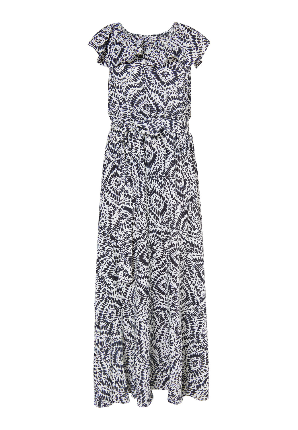 

Платье IZIA Maxi Mit Print, черный