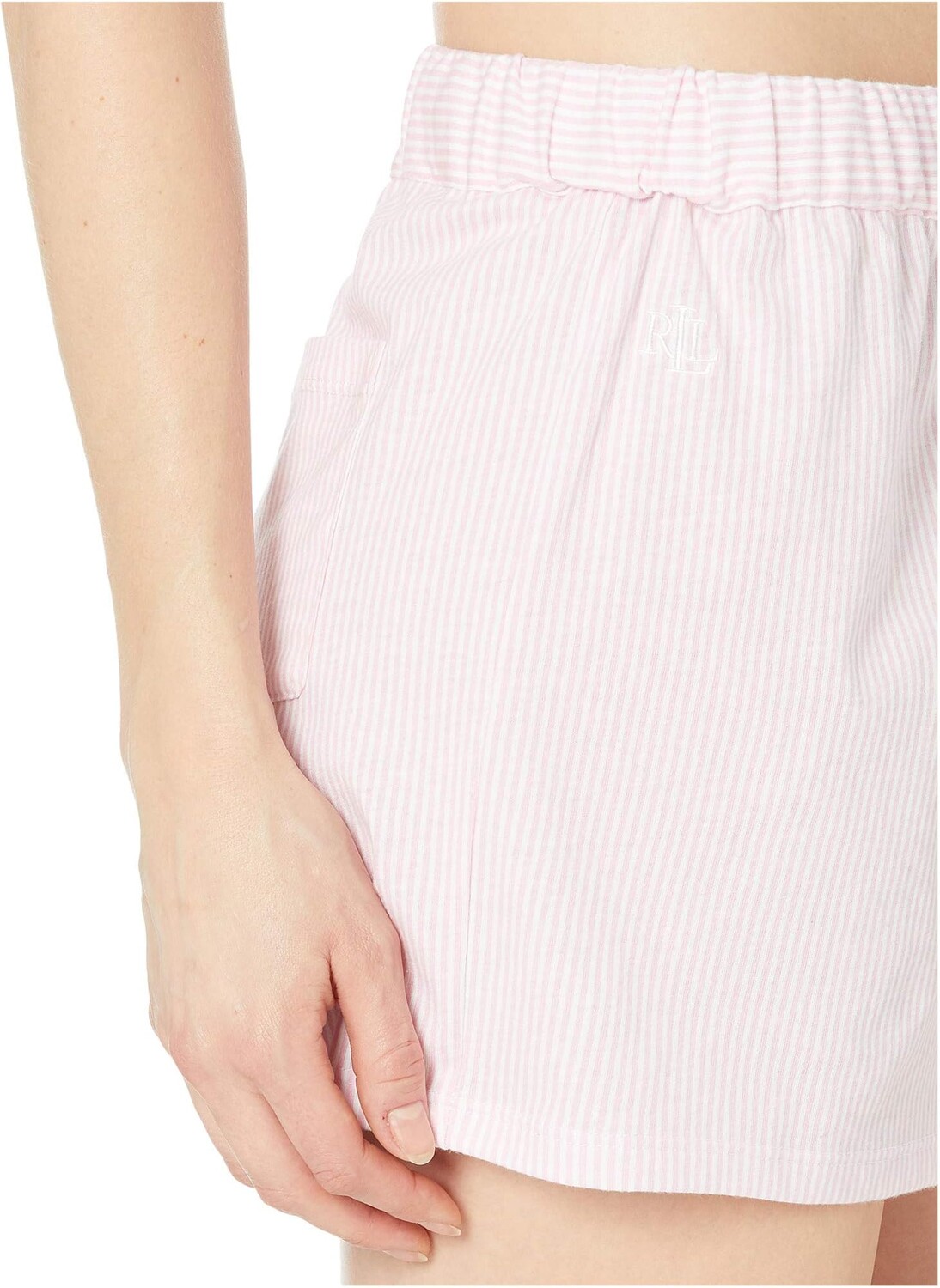 Раздельные боксеры из хлопково-полиэстерового трикотажа LAUREN Ralph Lauren, цвет Blue Stripe — фото 4