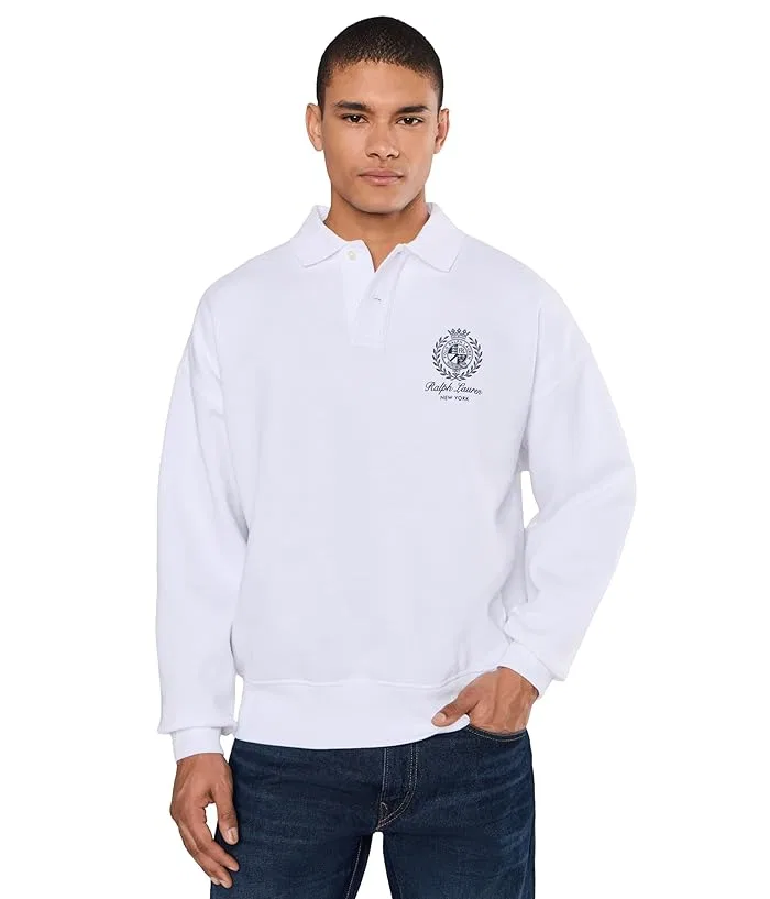 Толстовка флисовая Relaxed Fit Graphic Polo Ralph Lauren, White