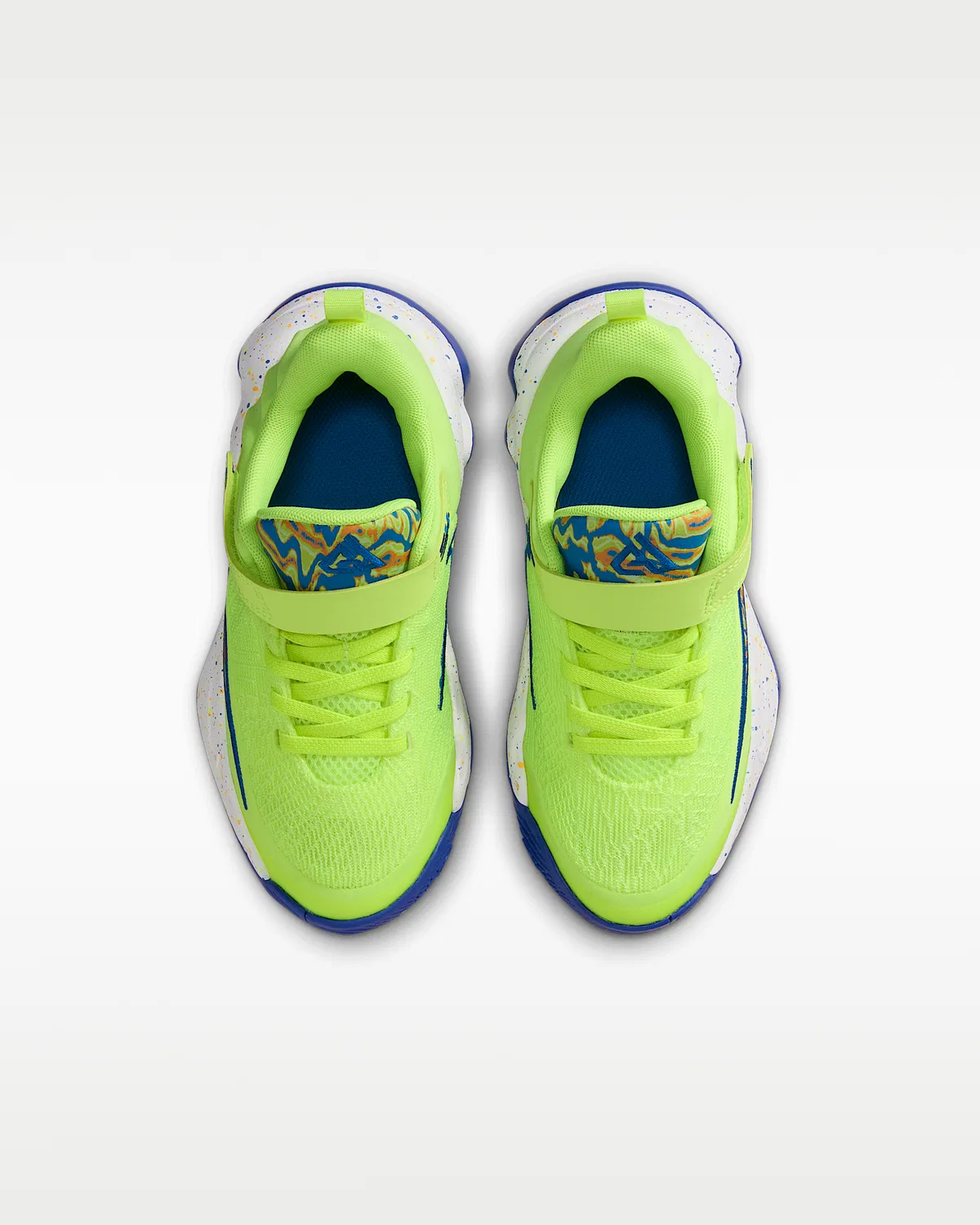 Детские кроссовки Giannis Immortality 4 SE, Volt Ice/Game Royal/Laser Orange/Multi-Color — фото 4