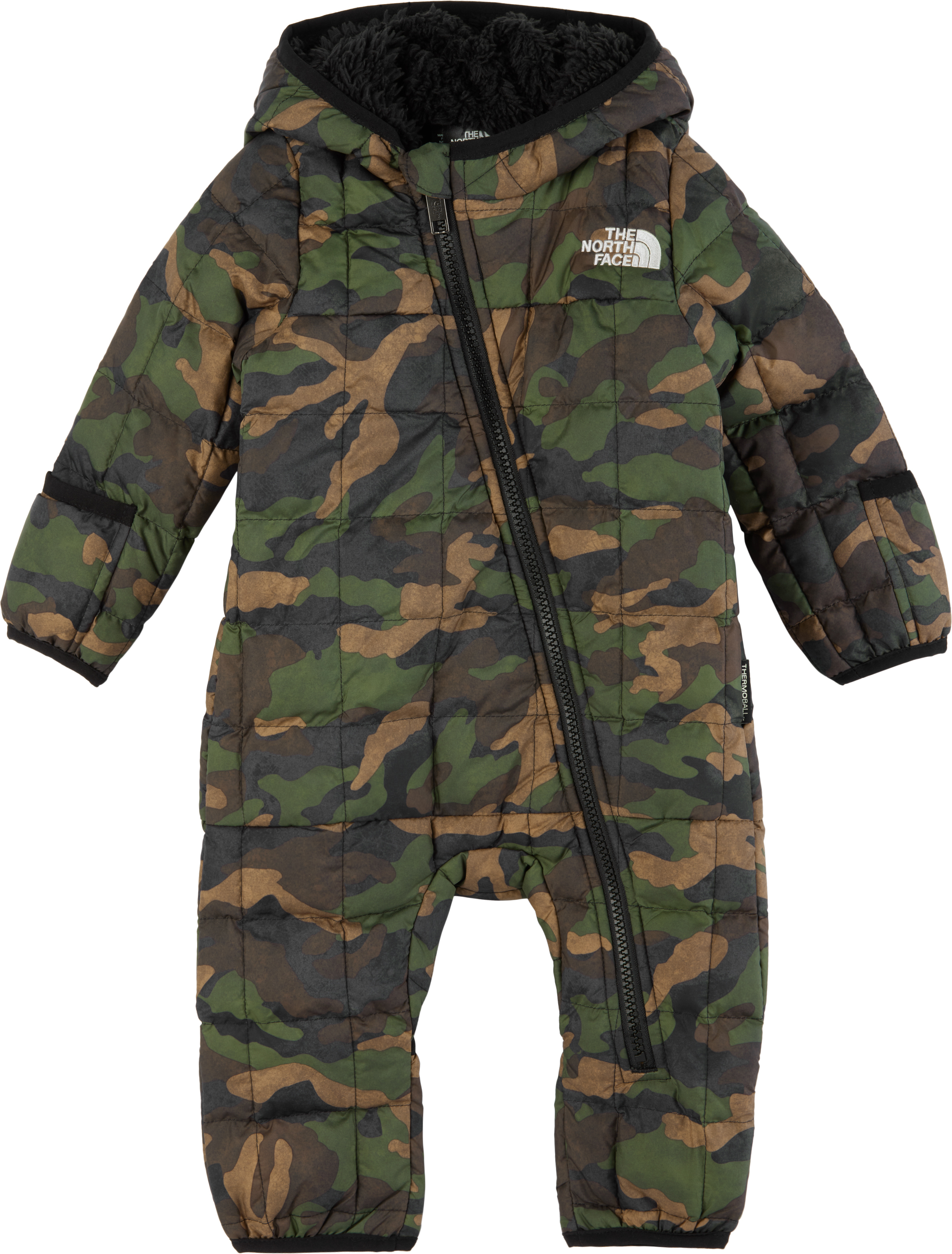 

Детский комбинезон ThermoBall цвета хаки The North Face Kids