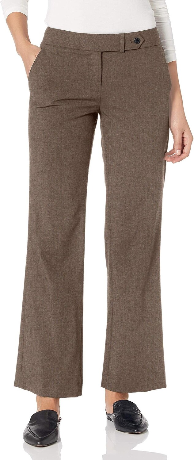 

Женские брюки Lux классического кроя для миниатюрных размеров Calvin Klein, цвет Heather Taupe