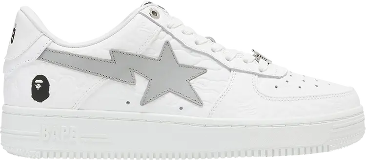Кроссовки Wmns Bapesta #3 'Line Camo White', белый