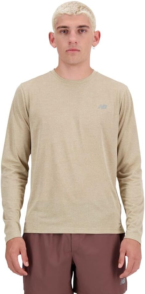 

Мужская спортивная кофта New Balance с длинным рукавом, Stoneware Heather