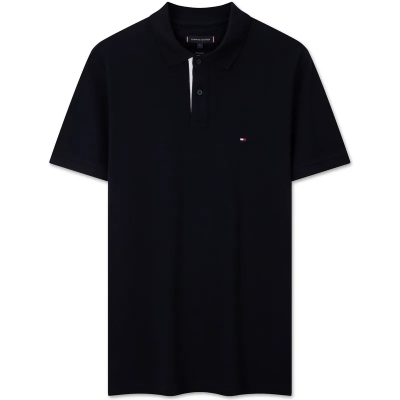 Поло с вышитым логотипом Tommy Hilfiger, темно-синий DW5
