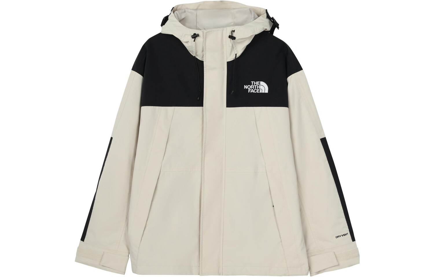 

Куртка унисекс молочно-белая The North Face, белый