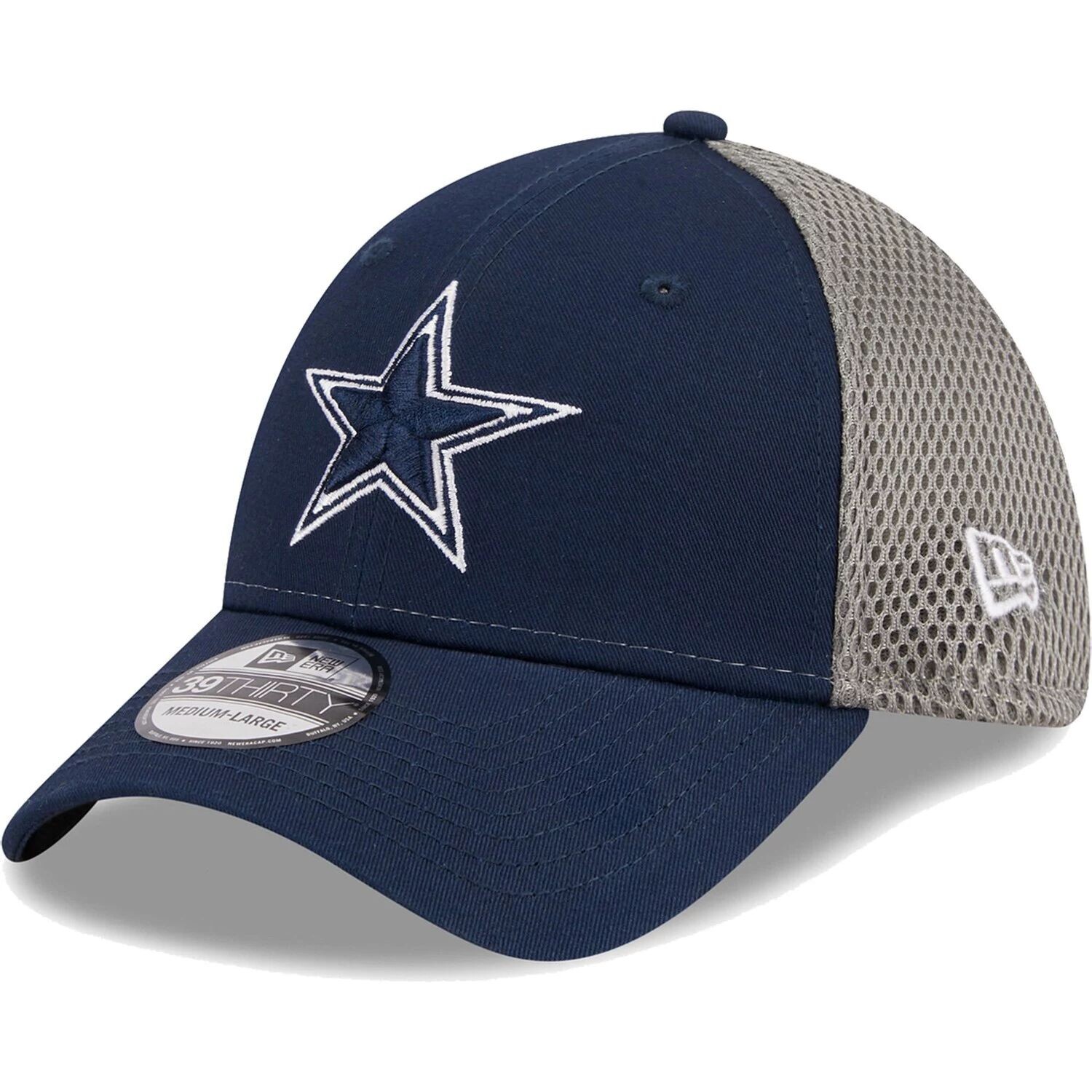 

Мужская кепка New Era Navy/Graphite Dallas Cowboys Main Neo 39THIRTY Flex Hat