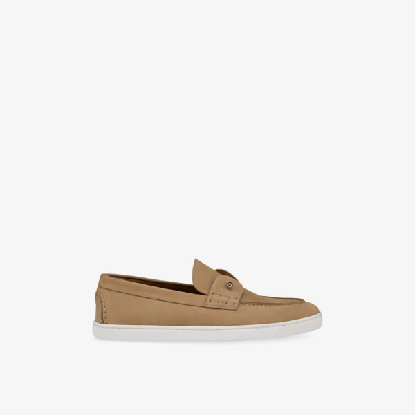 

Кожаные лодочные туфли Chambeliboat Christian Louboutin, цвет lionne